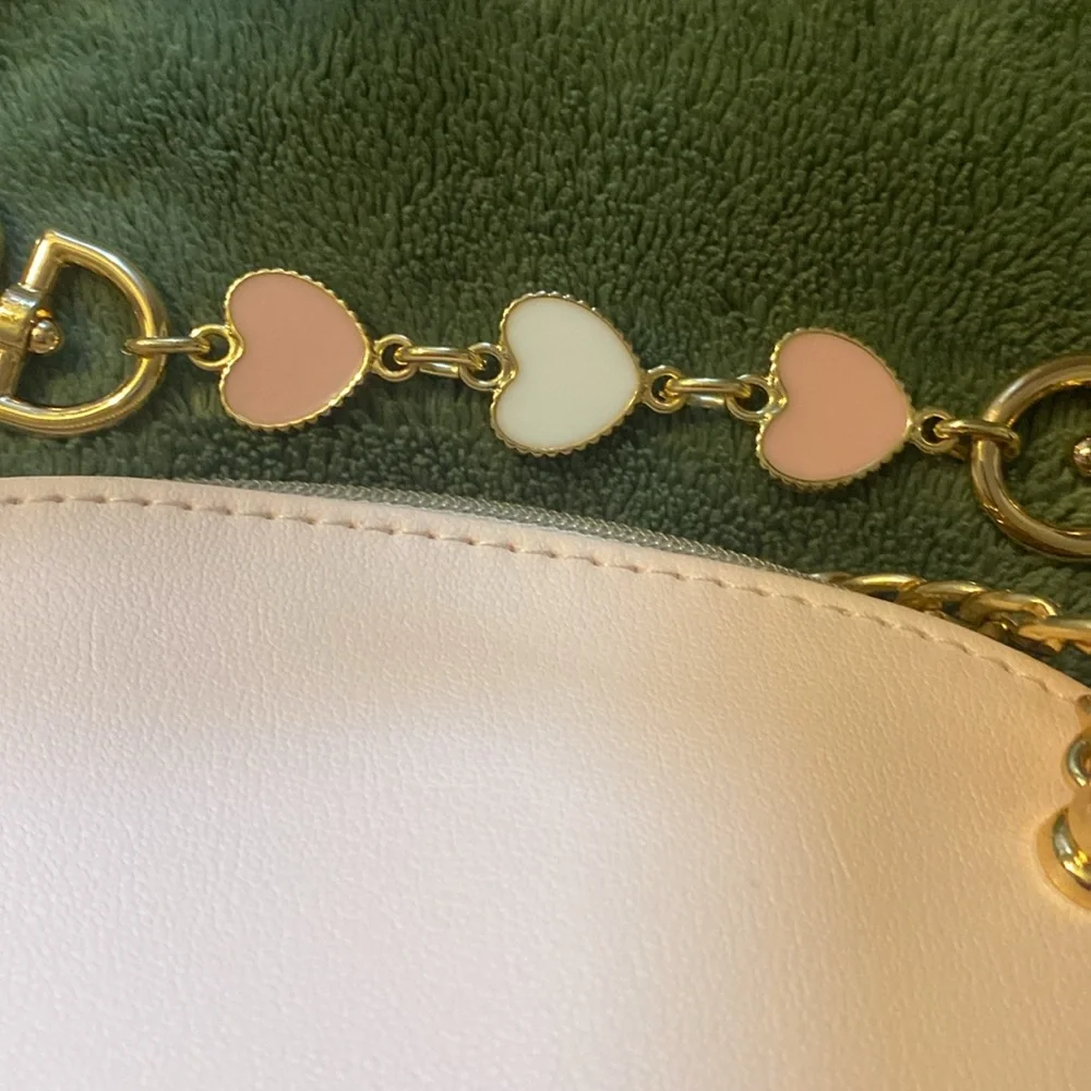 Givenchy Cosmetic Crossbody Purse Handbag Faux Leather Pink Logo NWOT